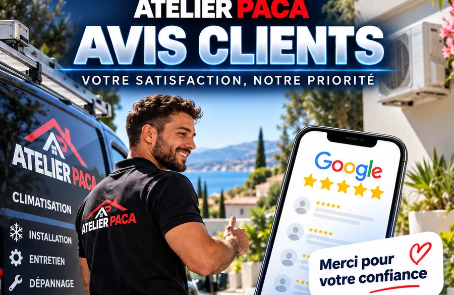Technicien Atelier PACA et avis clients Google 4,9/5